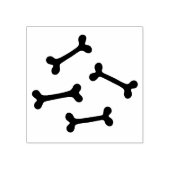 Dog botten 	rubberstempel (Afrduk)