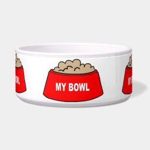 Dog Bowl Food Bowl Red Mijn Bowl Voerbakje