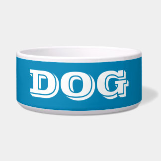 Dog Bowl van Janz Large Steel Blue Voerbakje