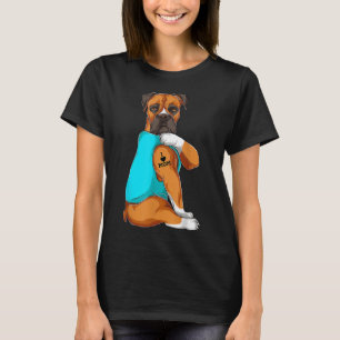Dog Boxer I Love Mam Tattoo Apparel Dog Mam Gifts T-shirt