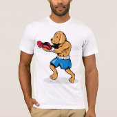 Dog Boxing Mannen T-shirt (Voorkant)