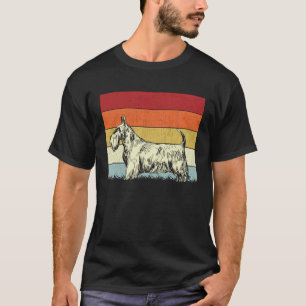 Dog Boys Meisjes Schotse Terrier Dog Retro T-shirt