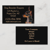 Dog Breeder Esquire Visitekaartje (Voorkant / Achterkant)