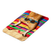 Dog Butt met zonnebril Magneet (Linkerzijde)