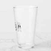 Dog Butts Glas (Links)