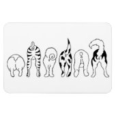 Dog Butts Magneet (Horizontaal)