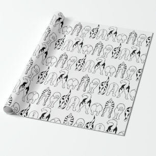 Dog Butts Pattern Cadeaupapier