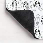 Dog Butts Pattern Muismat (Hoek)