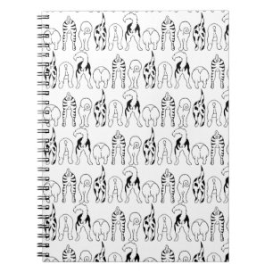 Dog Butts Pattern Notitieboek