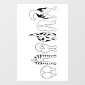 Dog Butts Raamsticker (Vel)