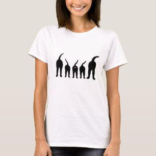 Dog Butts Silhouette T-shirt
