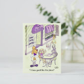 Dog Cafe Briefkaart (Staand voorkant)