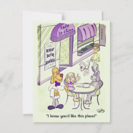 Dog Cafe Briefkaart
