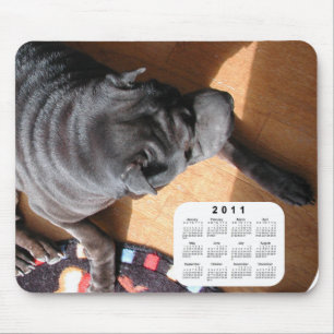 Dog Calendar 2011 - Chinese Shar Pei Muismat