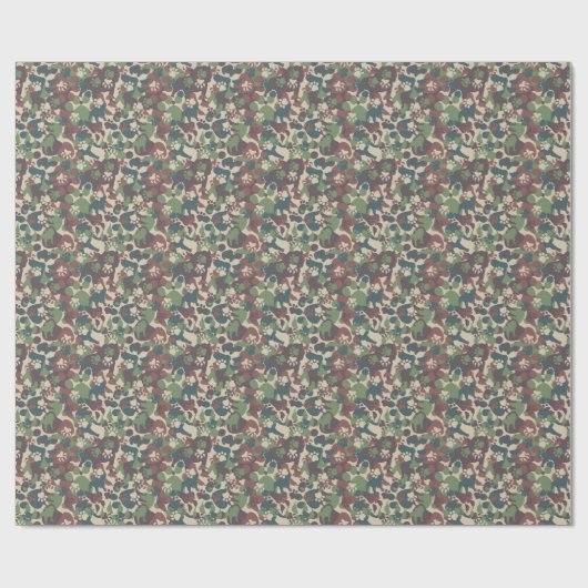 Dog Camouflage Pattern Cadeaupapier (Vlak)