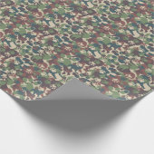 Dog Camouflage Pattern Cadeaupapier (Hoek)