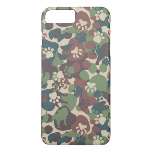 Dog Camouflage Pattern iPhone 8 Plus / 7 Plus Hoesje