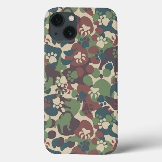 Dog Camouflage Pattern Case-Mate iPhone Case (Achterkant)