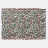 Dog Camouflage Pattern Deken (Voorkant)