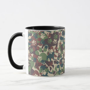 Dog Camouflage Pattern Mok