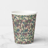 Dog Camouflage Pattern Papieren Bekers (Rechts)