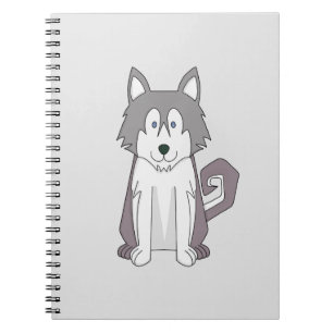 Dog Cartoon Amazing Siberian Husky Notitieboek