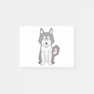 Dog Cartoon Amazing Siberian Husky Post-it® Notes