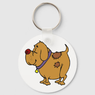 Dog Cartoon Sleutelhanger