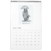 Dog Cat Cartoon Agenda Kalender (Jan 2026)