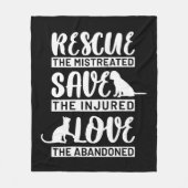 Dog Cat Fleece Deken (Voorkant)