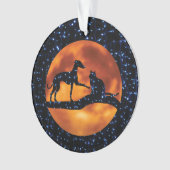 Dog, Cat, Moon Ornament (voorkant)