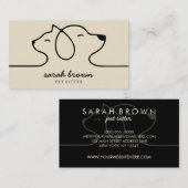 Dog Cat Online Pet Expert Visitekaartje (Voorkant / Achterkant)