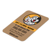 Dog Cat Pets Photo Magnet Magneet (Linkerzijde)