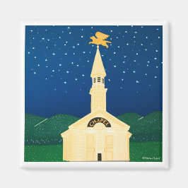 Dog Chapel Magnet-Stephen Huneck Magneet