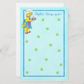 Dog Chef Recipe Briefpapier (Voorkant / Achterkant)