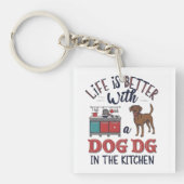 Dog Chef Vibes Sleutelhanger (voorkant)