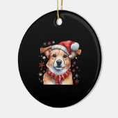 Dog chrismes Classic T-Shirt Keramisch Ornament (Links)
