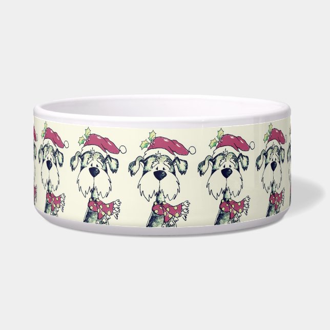 DOG **CHRISTMAS PUPPY** VOERBAKJE (Voorkant)