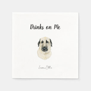 Dog Cocktail Napkins Servet