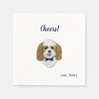 Dog Cocktail Napkins Servet