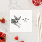 Dog Cocktail Napkins Servet (Insitu)