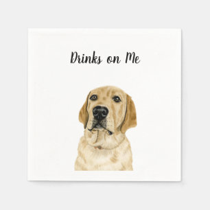 Dog Cocktail Napkins Servet