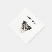 Dog Cocktail Napkins Servet (Hoek)