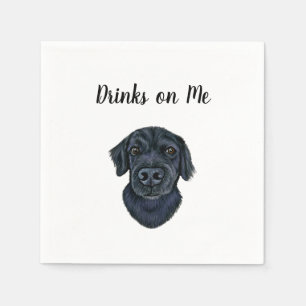 Dog Cocktail Napkins Servet