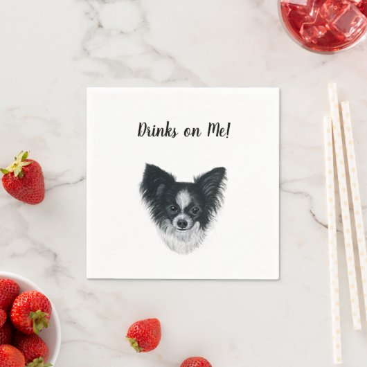 Dog Cocktail Napkins Servet (Insitu)