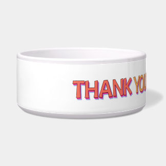 Dog Collar THANK YOU FOR BEING A FRIEND! Voerbakje