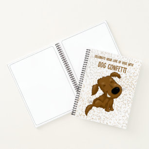 Dog Confetti Shedding Dog Notitieboek