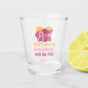 Dog Couple&Shot Glass stimuleren Shot Glas