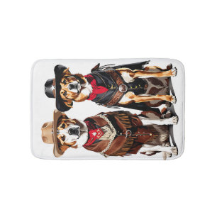 Dog Cowboys Badmat