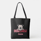 Dog Crew Bulldog Custom Draagtas (Achterkant)